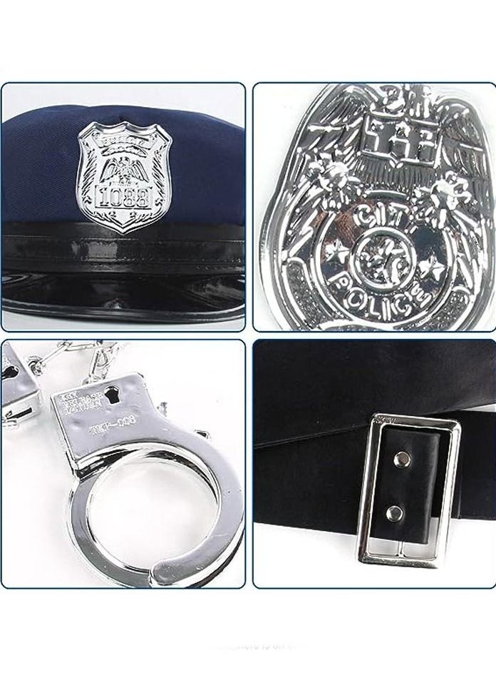 xozgdovg Policemen Cosplay Set，Fancy Dress for Girls  - Image 3