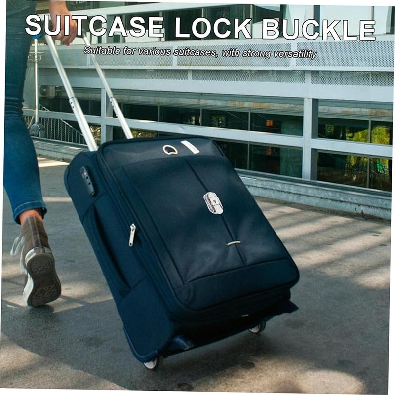 Small Metal Hasp Latch for Suitcase Jewelry Box Tool Box Vintage Locking Mechanism - Image 5