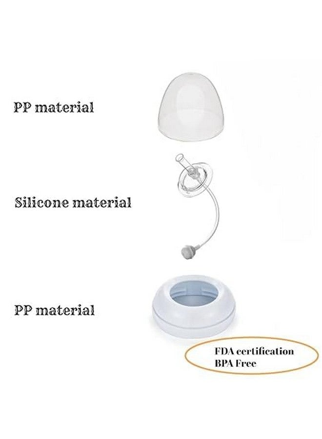 ChengFu Baby Bottle Lid, Baby Bottles Straw Lid, Baby Bottles Straw Cup Compatible with Philips Avent Baby Bottle, Food-Grade Silicone Material, BPA-Free, Spill-Proof(2 Packs) - Image 1