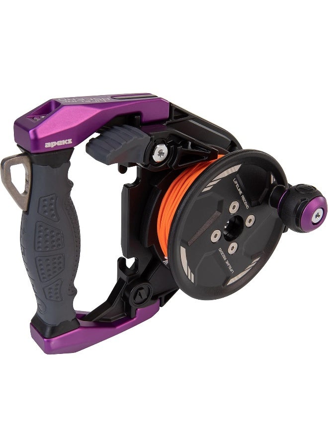 Apeks Ascend 30m Reel Safety Lead (Purple) - Image 1