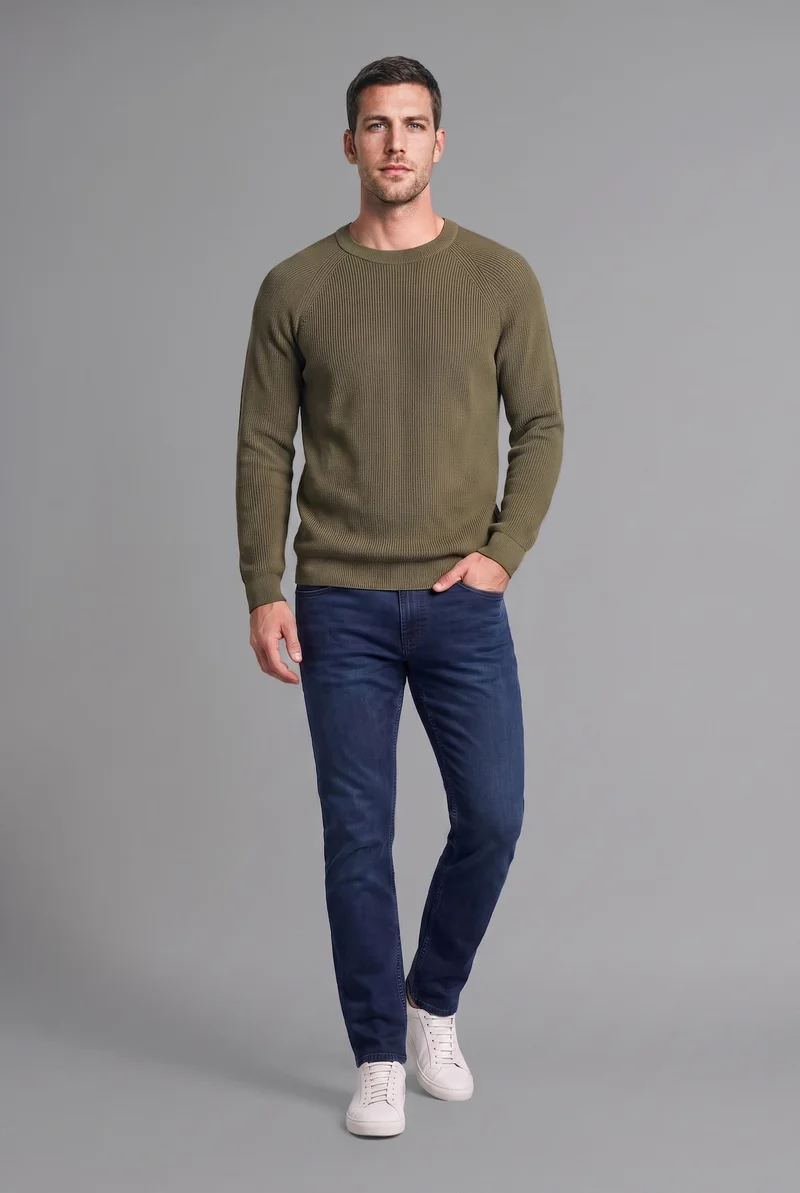 Defacto Standard Fit Crew Neck Knitwear Pullover