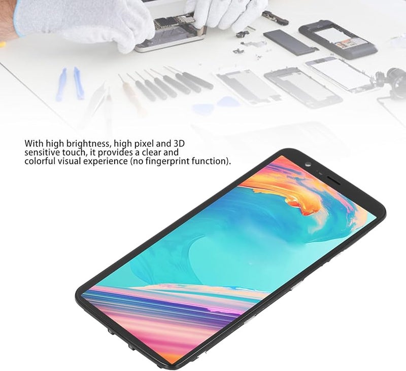 OnePlus 5T 6.01 بوصة شاشة OLED تعمل باللمس مجموعة استبدال كاملة لرقمية الشاشة - Image 5