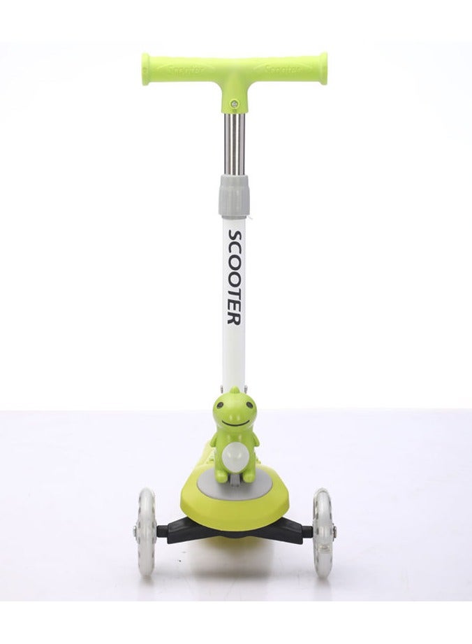 Scooter  Kids 3-Wheel Dinosaur Scooter with LED Wheels – Adjustable & Safe Ride for Toddlers and Children - Image 3