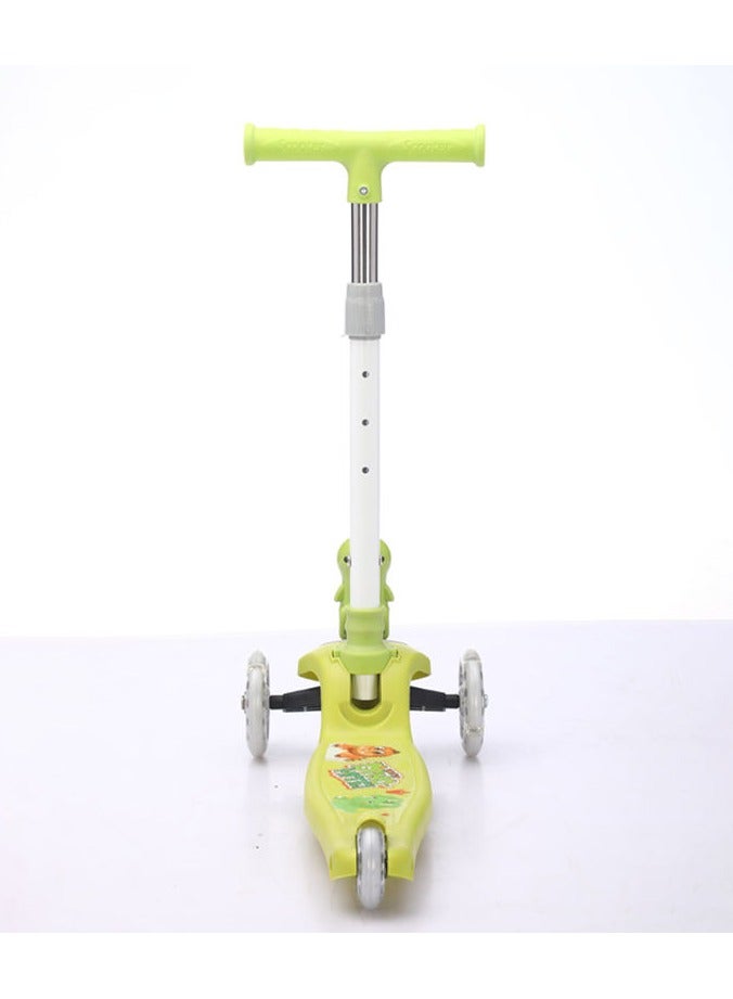 Scooter  Kids 3-Wheel Dinosaur Scooter with LED Wheels – Adjustable & Safe Ride for Toddlers and Children - Image 4