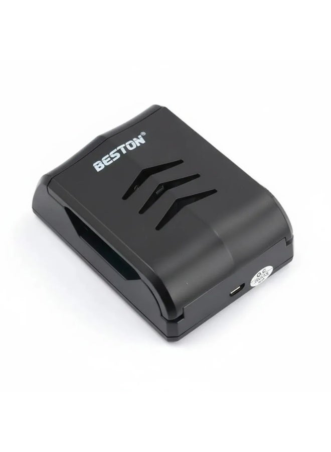 بيستون شاحن بطاريات C9001 بشاشة LCD لبطاريات AA / AAA القابلة لإعادة الشحن - شاحن ذكي يعمل بمنفذ USB، 4 فتحات، شاشة LCD، شحن آمن وفعال - Image 5