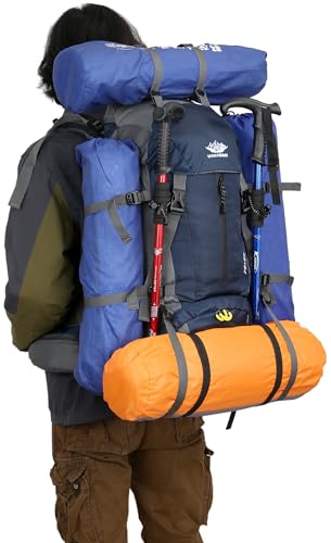WoneNice 50L(45+5) Waterproof Hiking Backpack - Outdoor Sport Daypack with Rain Cover - Image 5