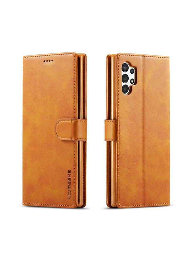 The Bros Case For Samsung Galaxy A13 4G/5G/A04/A04s Calf Texture Leather Phone Case