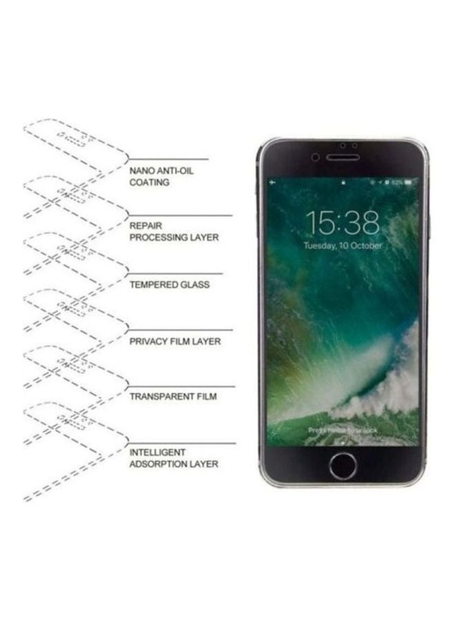 BORTONY Tempered Glass Screen Protector For Apple iPhone 6 Plus Black - Image 2