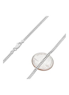 Generic Solid .925 Sterling Silver Beveled Curb  - Image 3