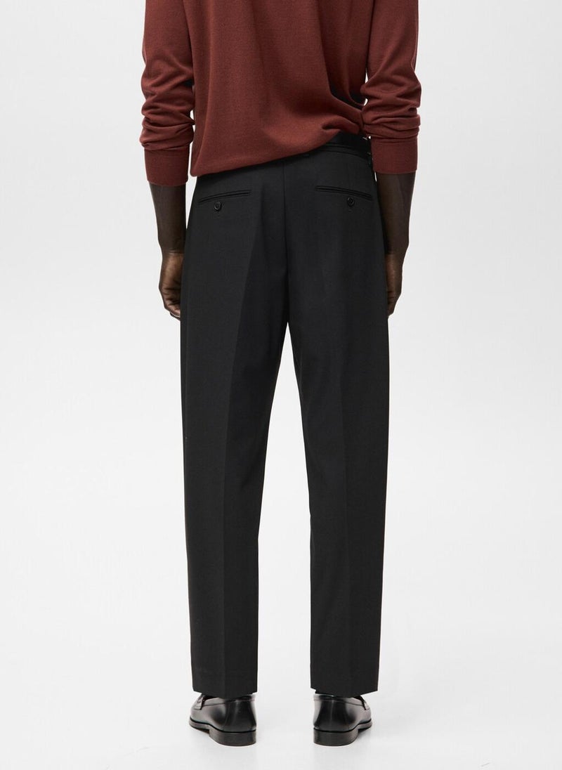 Mango Man Boston regular-fit suit trousers - Image 2