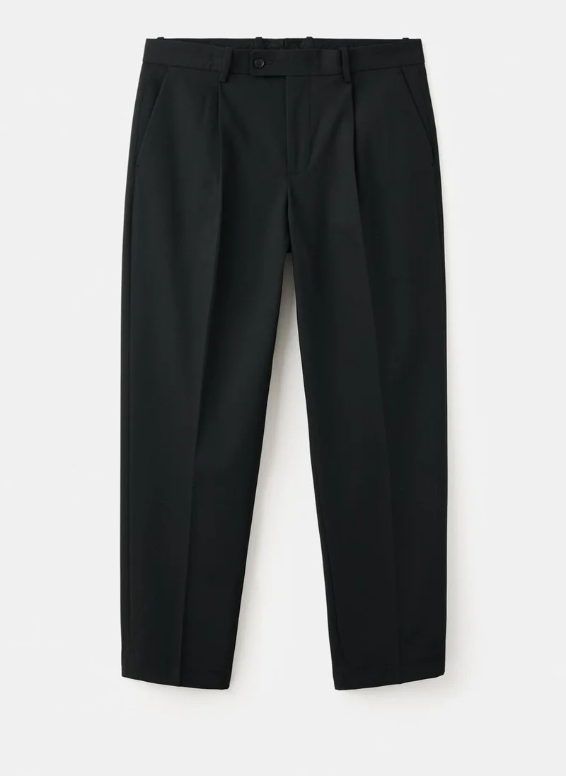 مانجو مان بنطلون بدلة بوسطن بقصة عادية