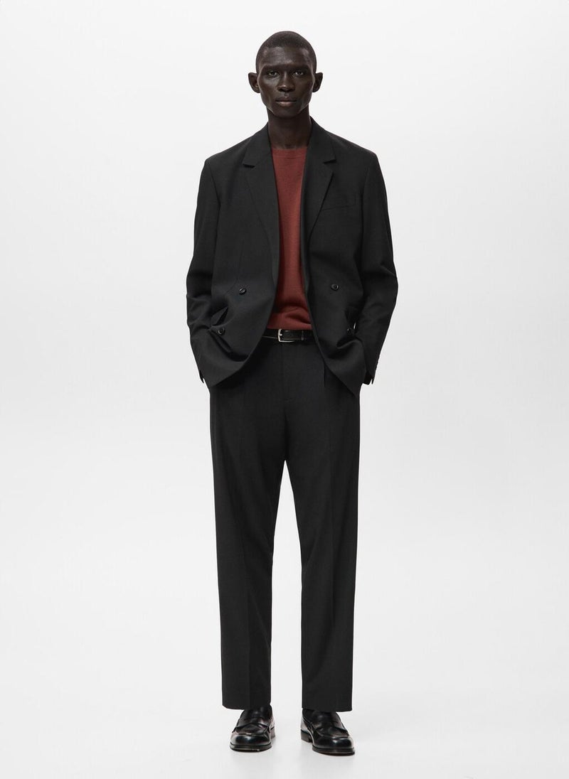 Mango Man Boston regular-fit suit trousers - Image 4