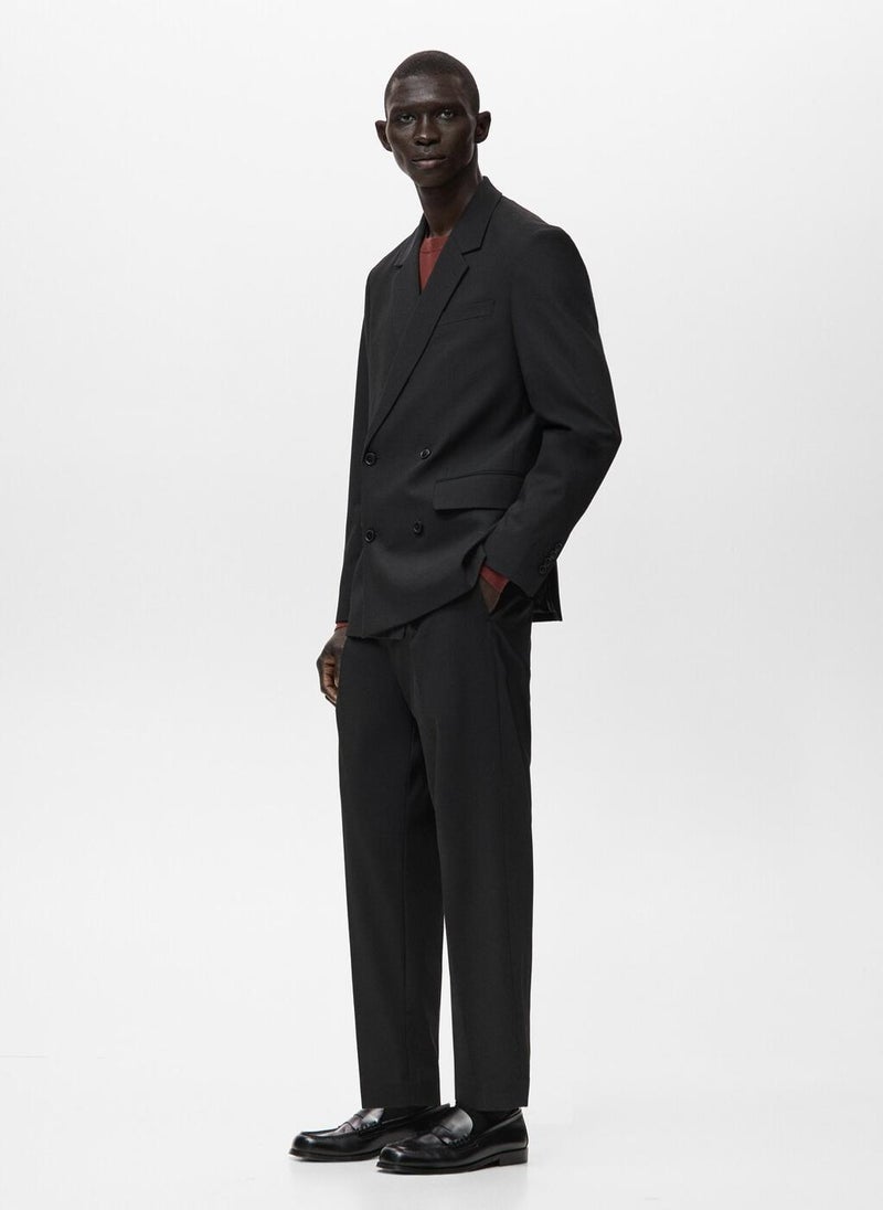 Mango Man Boston regular-fit suit trousers - Image 3