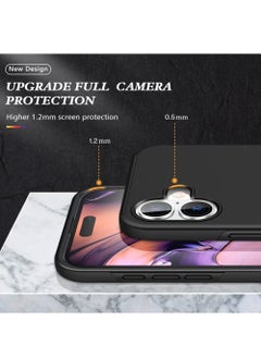 X-level Case Cover for iPhone 16,360 Degree Rotation Magnetic Metal Finger Ring Holder,Kickstand Magnet Car Mount Holder Inner Silicone with Camera Protection Glossy Anti-Drop Hard Cover - Black  - Image 4