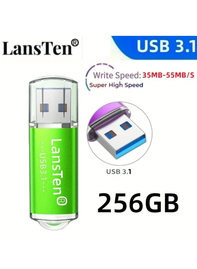 256GB USB 3 1 Flash Drive High Speed Data Transfer Up To 55MB S - Image 1