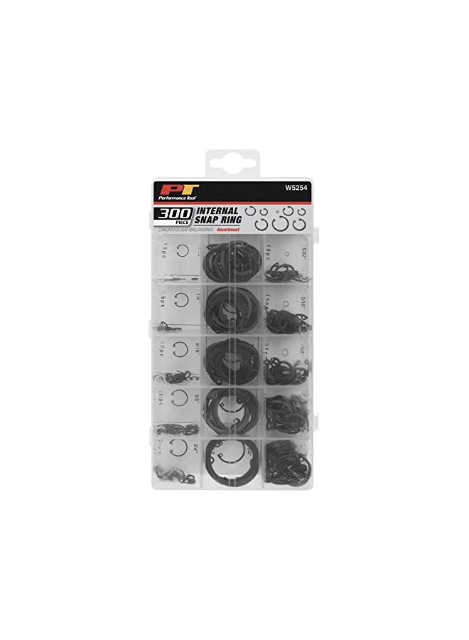 Performance Tool W5254 18-Piece Internal Retaining Ring Assortment Kit - Essential Set for Automotive and Industrial Applications - Image 2