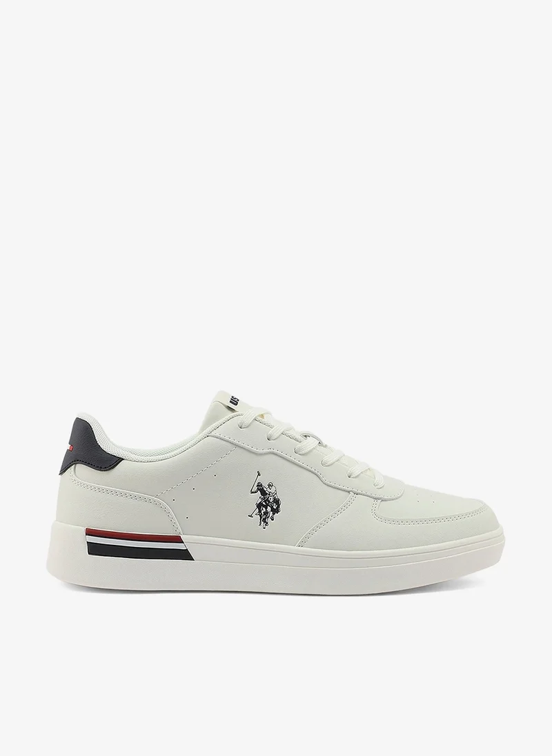 Men's White Classic Low-Top Sneakers,Lightweight Casual Shoes for Everyday Style
