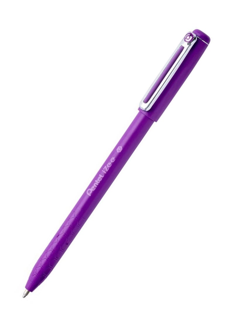 Pentel 12-Piece Izee Ballpoint Pen 0.7mm Tip Violet Ink - Image 2