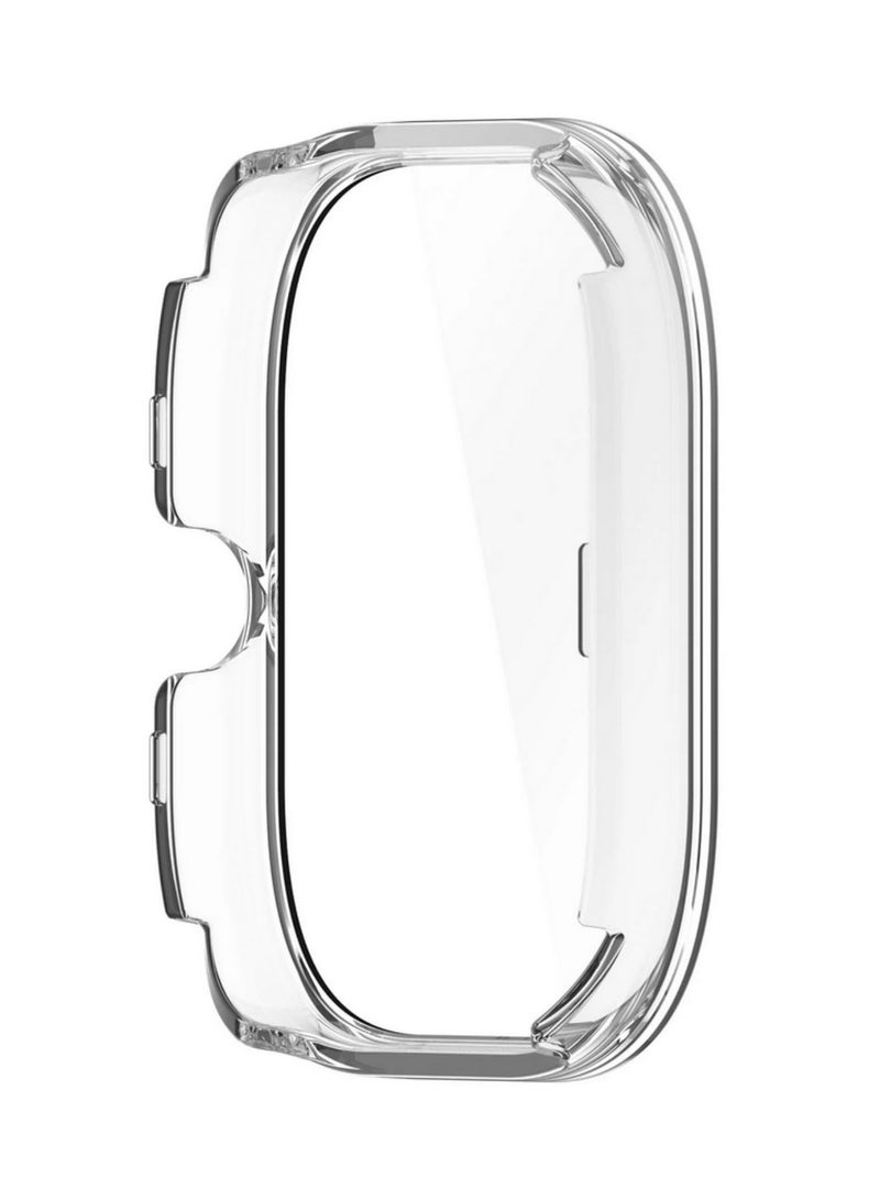 1 قطعة غطاء زجاجي لساعة شاومي ريدمي ووتش 4، ملحق حماية شامل من البولي كربونات مع حامي شاشة لساعة مى ريدمي ووتش 4، مقاوم للصدمات والسقوط، سهل التركيب مع حساسية لمس ممتازة - Image 3