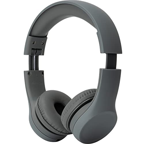 Snug Play+ Kids Headphones – Volume Limited 93dB for Safe Listening – Foldable, Durable Headphones for Toddlers, Boys & Girls – Tangle-Free Cord – Ideal for Travel, School, Tablets - Grey - Image 2