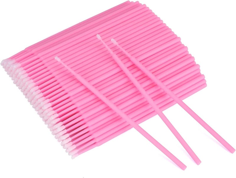 G2PLUS 200PCS Microbrush Applicators Eyelash Extension Brush Cleaning Tool for Makeup