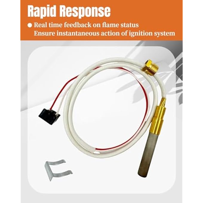 LP THERMOPILE SENSOR PILOT BURNER KIT FIT FOR RHEEM/RUUD/RICHMOND WATER HEATERS SP20824 SP20754 SP21058 SP20800 SP21096 SP20739,OVER 750MV - Image 3