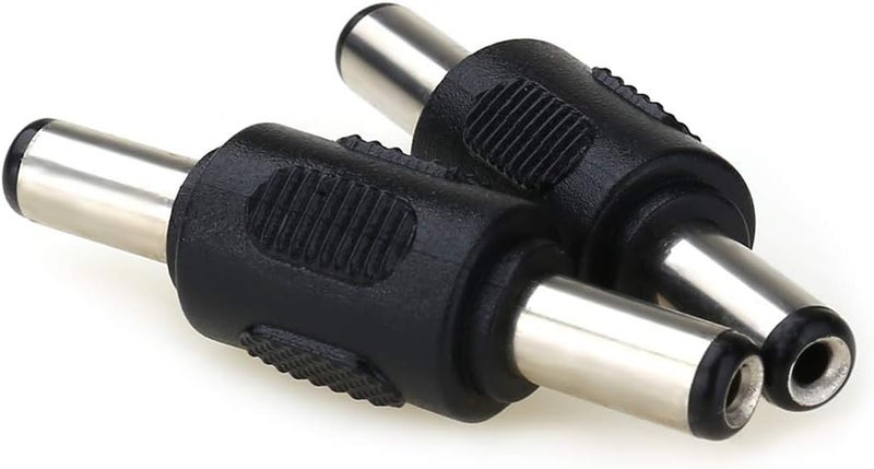 MOBOREST 12V 5.5mm x 2.1mm DC Power Connector Adapter, 12/24V Male to Male Power Jack Socket for Led Strip CCTV Security Camera Cable Wire Ends Plug Barrel -2PCS - Image 5