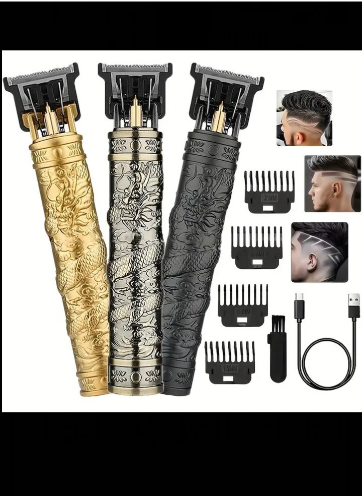 10LOVE - Golden Dragon Rechargeable Electric Hair Clipper - Image 1