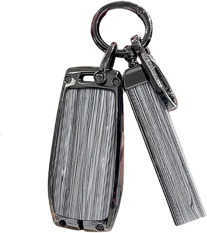 E Gray Keyring Car Smart Key Fob Case Cover Compatible For A C E S G Class GLC CLE CLA GLB GLS - Image 1