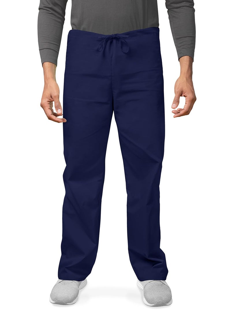 Adar Uniforms, Universal Unisex Scrubs - Unisex Drawstring Scrub Set - 701 - Navy - XL - Image 4