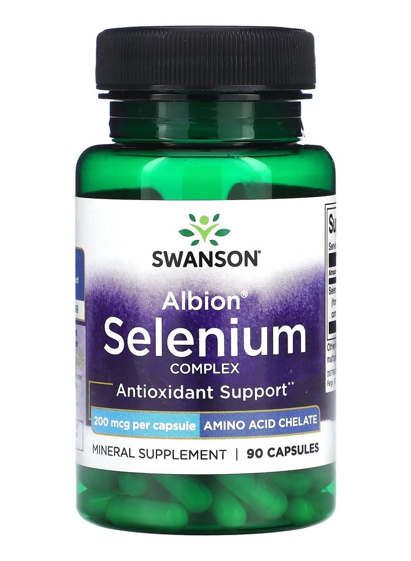 Swanson, Albion Selenium Complex, 200 mcg , 90 Capsules