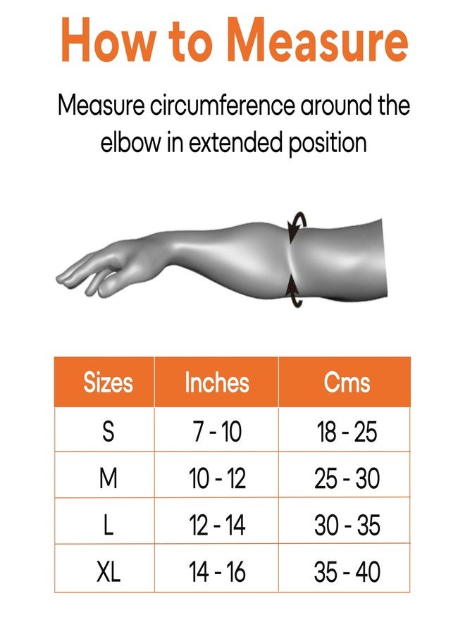 FOVERA Elbow Support Compression Sleeve for Tennis Elbow, Golfer's Elbow, Tendonitis Pain Relief | Ideal for Workout, Tennis, Volleyball, Cricket for Men & Women (Size - XL, 1 Pair, Grey) - Image 2