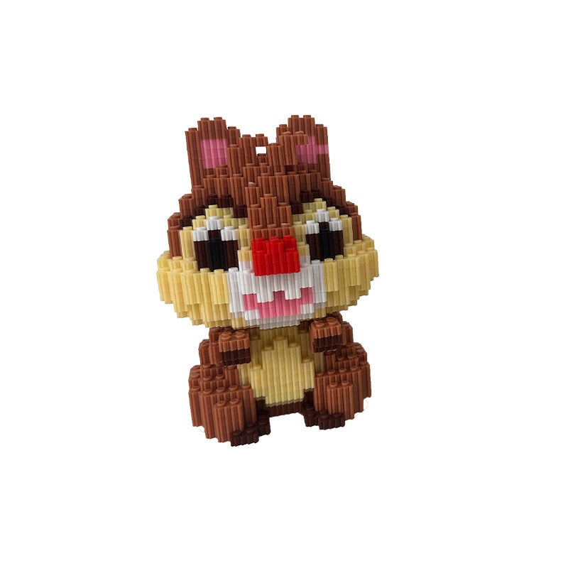 Assembling Building Blocks, Toys, Squirrel Ornaments, Children's Creative Educational Puzzles, Adult Stress Relief Gifts - Image 4