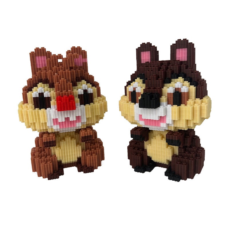Assembling Building Blocks, Toys, Squirrel Ornaments, Children's Creative Educational Puzzles, Adult Stress Relief Gifts - Image 5