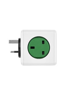 Allocacoc PowerCube Original 4 Sockets 2 USB Ports Green  - Image 4