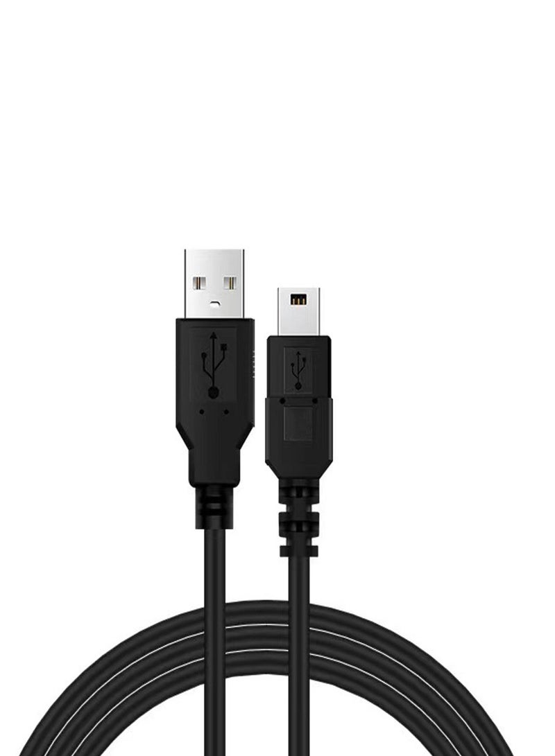 1.8M PS3 Controller Charger Cable Mini USB Charging Cable for  Game Controller - Image 1