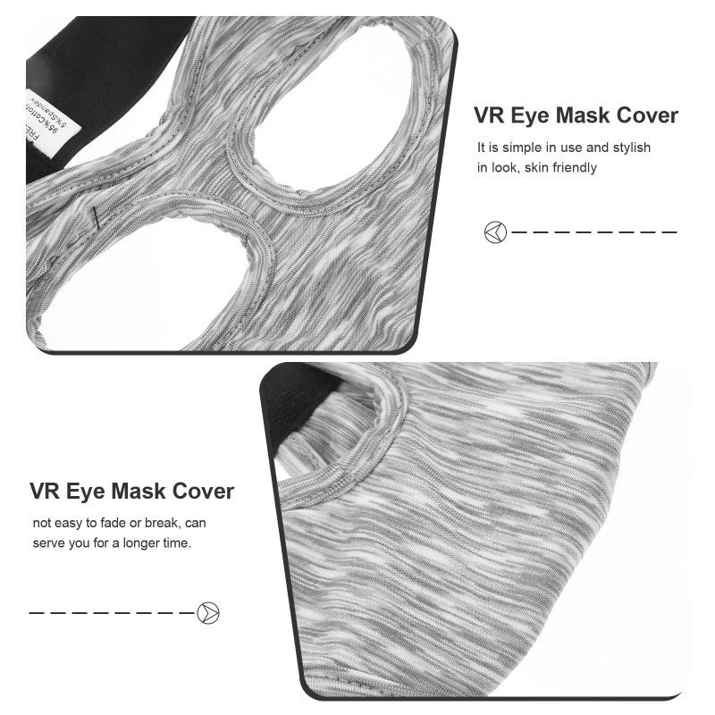 Universal Fit VR Headset Face Pad Breathable Washable Sweat Guard Eye Mask Cover - Image 4