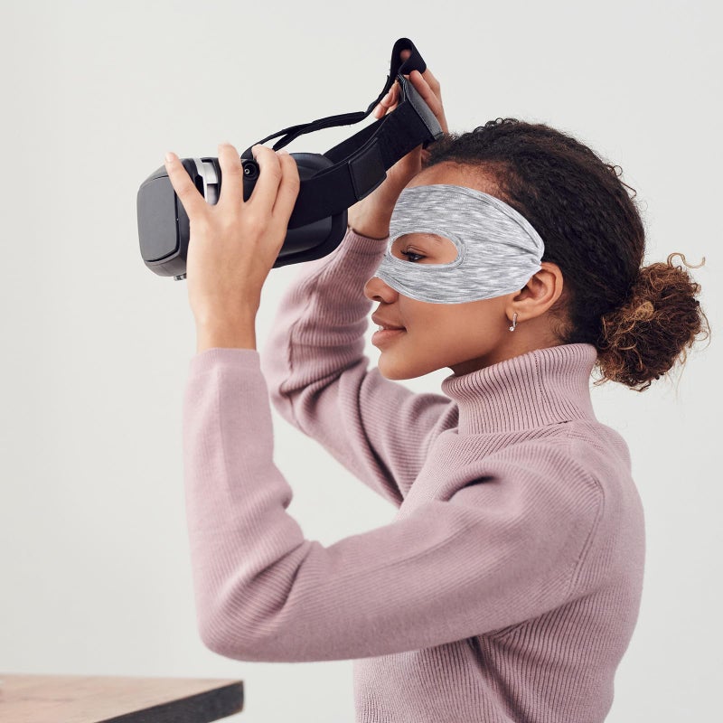 Universal Fit VR Headset Face Pad Breathable Washable Sweat Guard Eye Mask Cover - Image 5