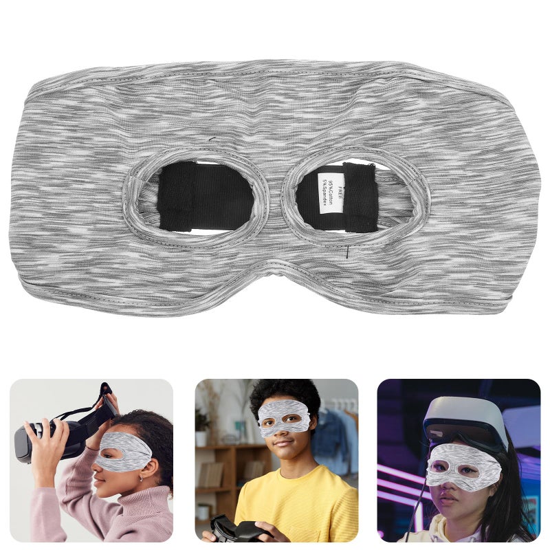 Universal Fit VR Headset Face Pad Breathable Washable Sweat Guard Eye Mask Cover - Image 3