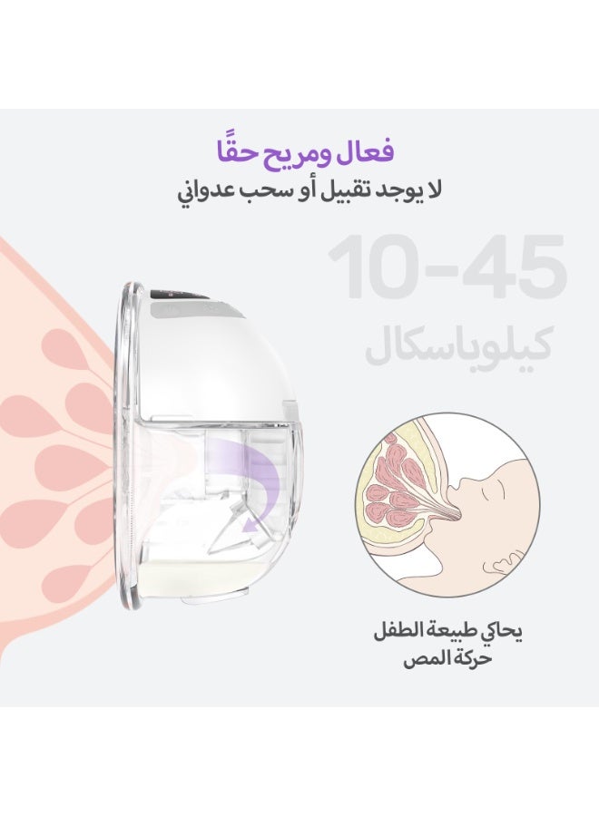 ibsun Hands Free Breast Pump, Wearable Electric Breast Pump 4 Modes 9 Levels with 19/21MM Silicone valve - Image 2