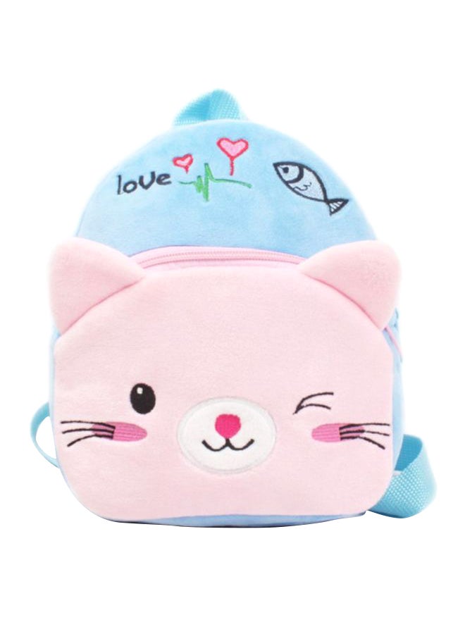 3D Cute Cartoon Plush Pre School Backpack 23 x 21cm - Image 1