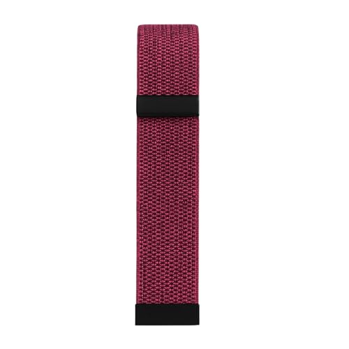 T TECLUSIVE Soft Elastic Cloth Strap Compatible for Whoop Band 4.0 | Stretchable Nylon Sports Strap Replacement Band with Metal Locks (Pink) - Image 1