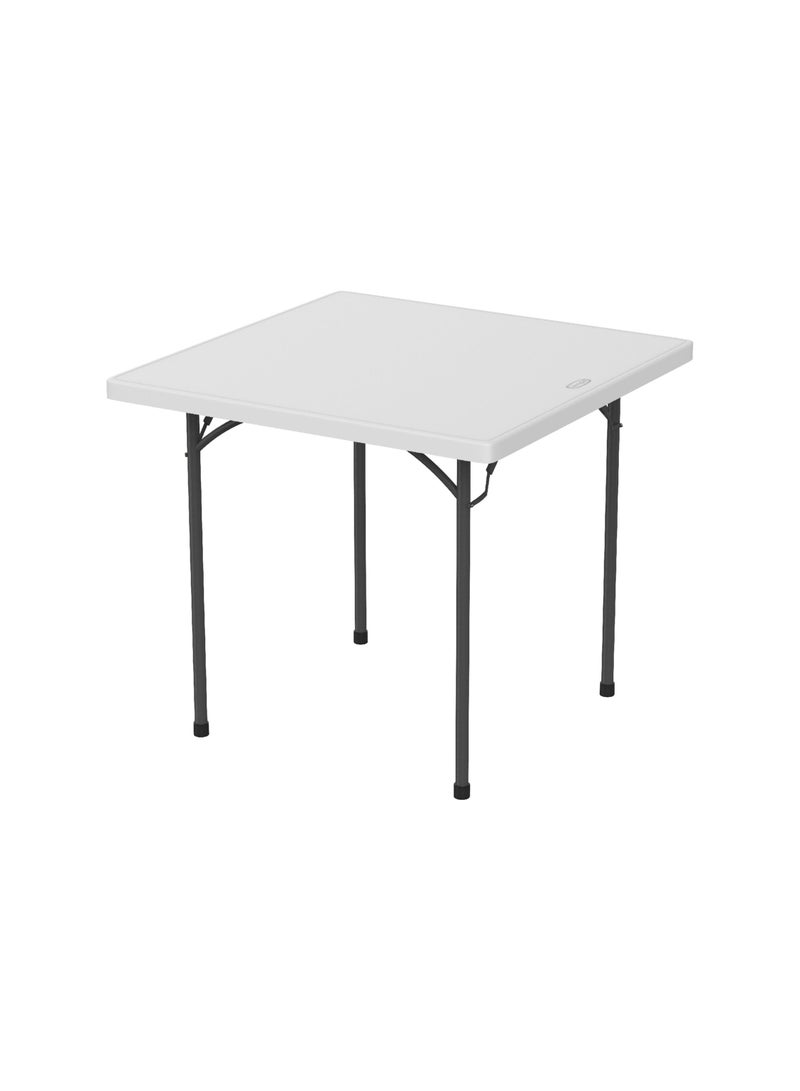 Cosmoplast Square Folding Table With Steel Legs - Image 1