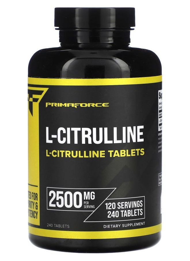 L-Citrulline 2500 mg 240 Tablets (1250 mg per Tablet) - pzsku/Z3D6405AE328158A51D31Z/45/_/1729515352/6b1ac014-7240-4ae9-a774-18cf0afabe9f