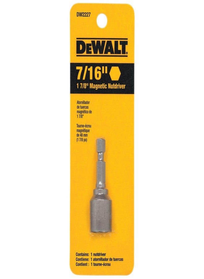 DEWALT DW2227 7/16-Inch by 1 7/8-Inch Nut Driver - Image 1