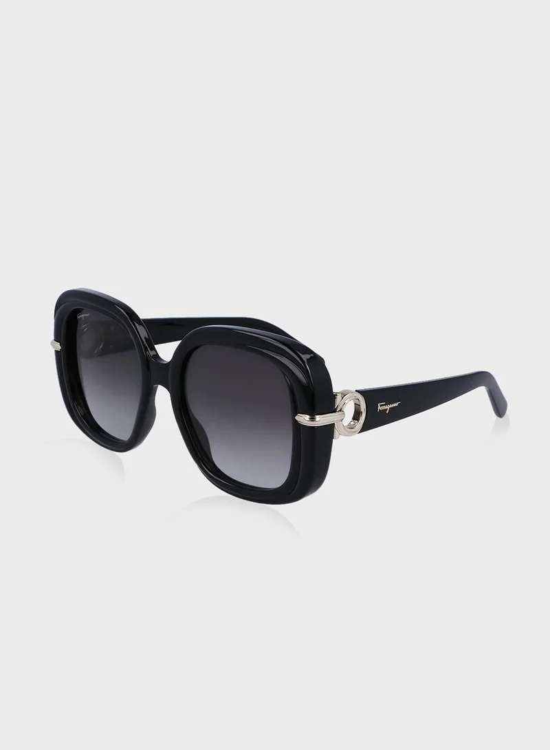 Salvatore Ferragamo Rectangle Sunglasses
