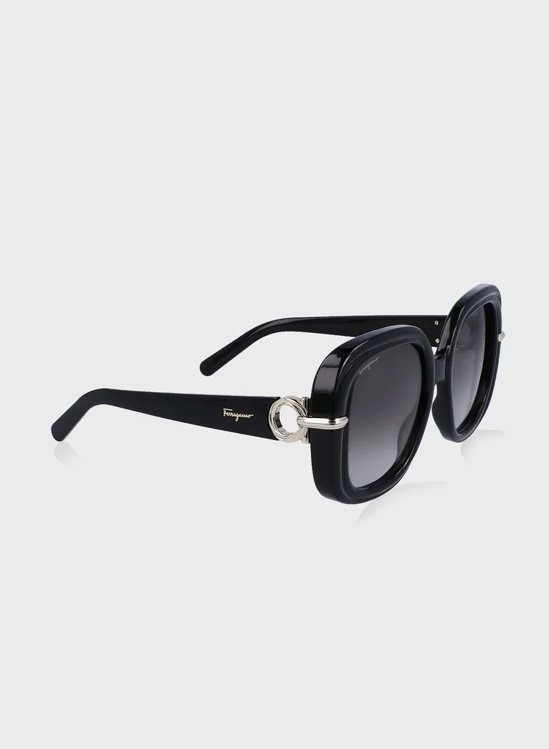 Salvatore Ferragamo Rectangle Sunglasses