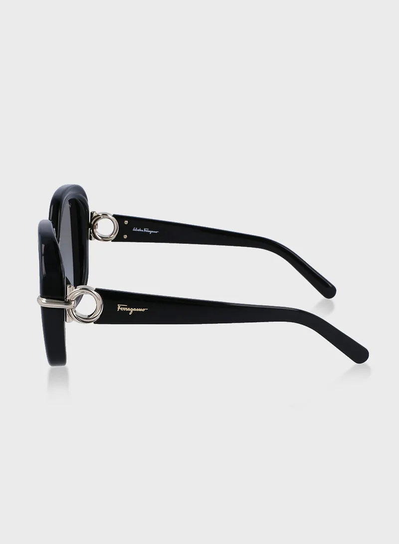 Salvatore Ferragamo Rectangle Sunglasses