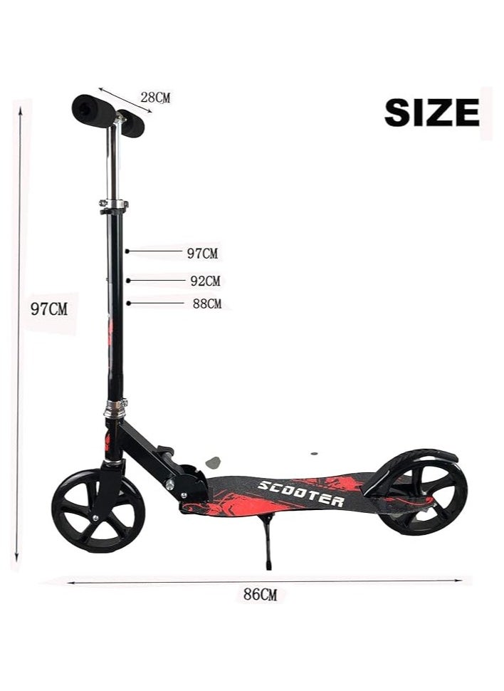 Generic kids scooter,foldable scooter for kids with big 200mm wheel to ride and nice gifts for kids  - Image 2