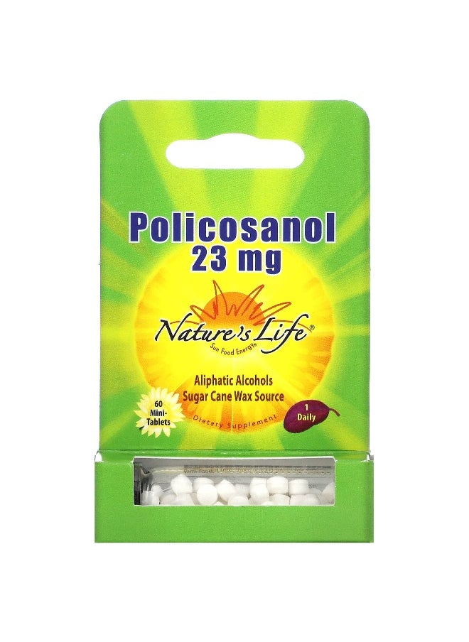 Nature's Life Nature's Life, Policosanol, 23 mg, 60 Mini-Tablets  - Image 1